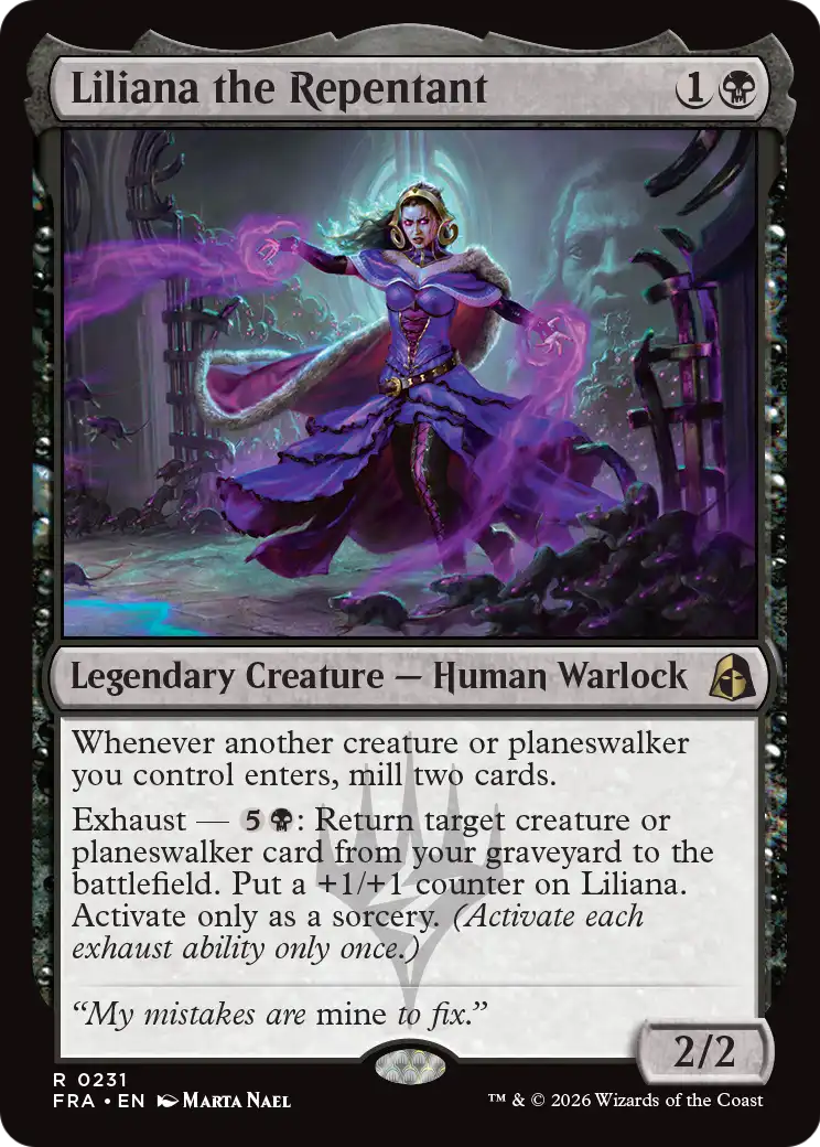 Liliana the Repentant [Reality Fracture] | Card Citadel