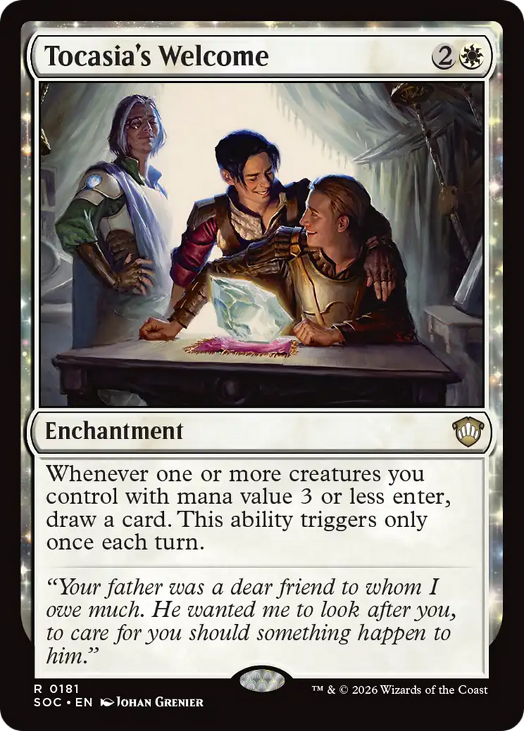 Tocasia's Welcome [Secrets of Strixhaven Commander] | Card Citadel