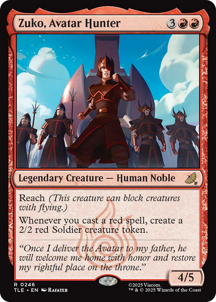 Zuko, Avatar Hunter [Avatar: The Last Airbender: Eternal-Legal] | Card Citadel