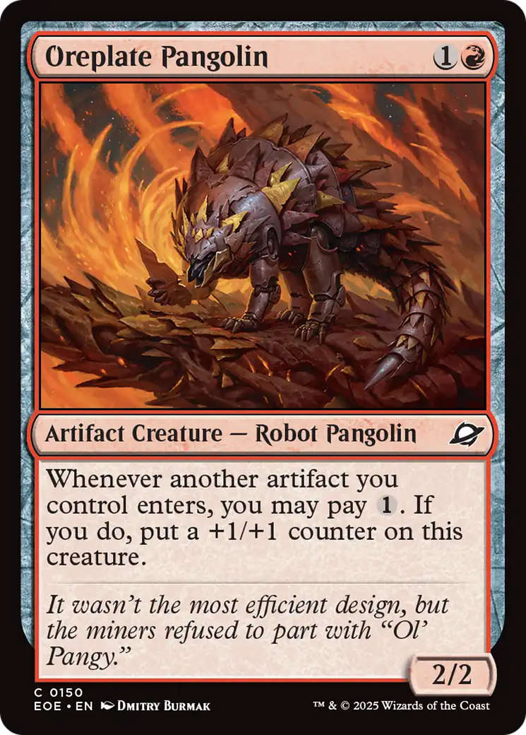 Oreplate Pangolin [Edge of Eternities] | Card Citadel