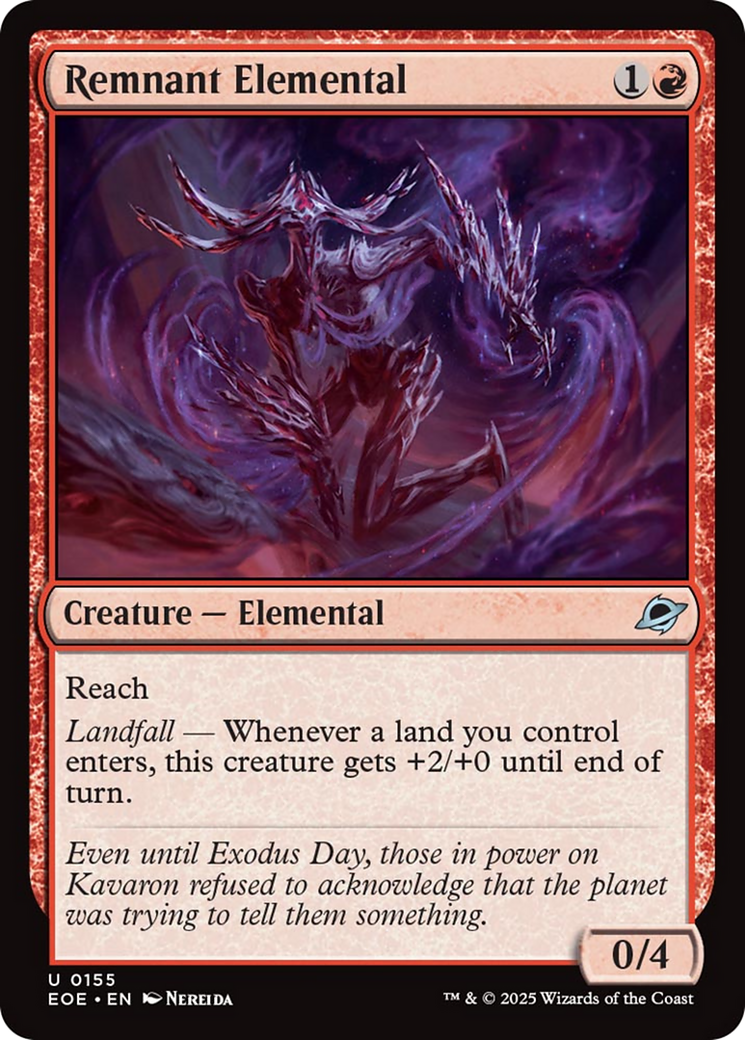 Remnant Elemental [Edge of Eternities] | Card Citadel