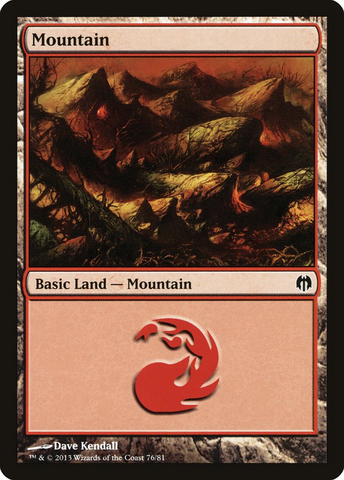 Mountain (76) [Duel Decks: Heroes vs. Monsters] | Card Citadel