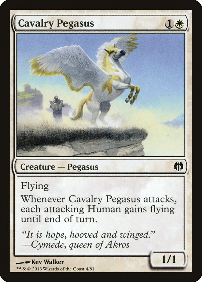 Cavalry Pegasus [Duel Decks: Heroes vs. Monsters] | Card Citadel