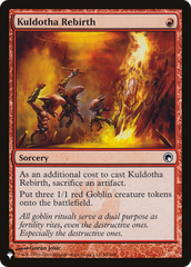 Kuldotha Rebirth [The List] | Card Citadel