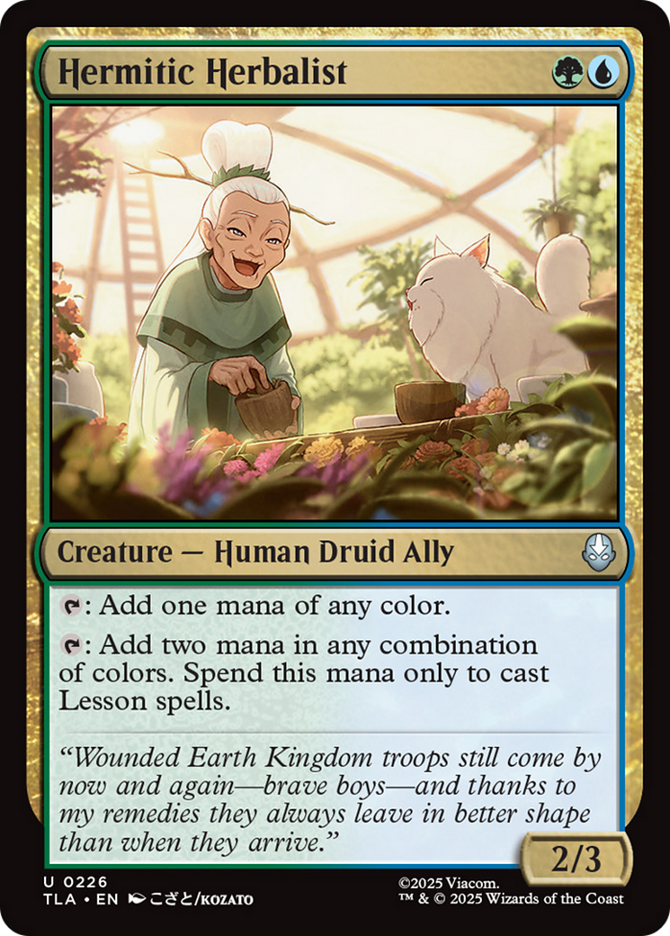 Hermitic Herbalist [Avatar: The Last Airbender] | Card Citadel