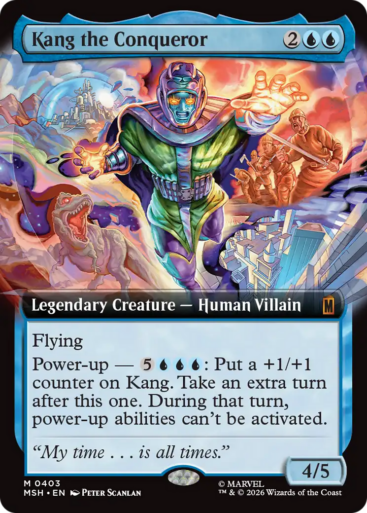 Kang the Conqueror (Extended Art) [Marvel Super Heroes] | Card Citadel