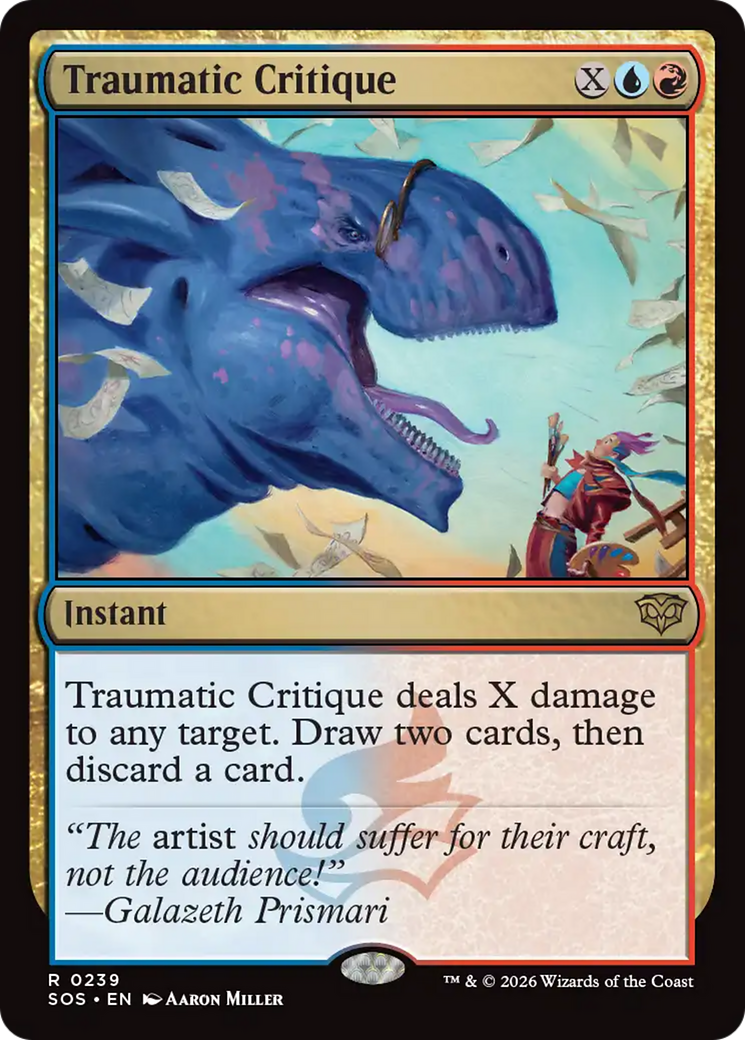 Traumatic Critique [Secrets of Strixhaven] | Card Citadel