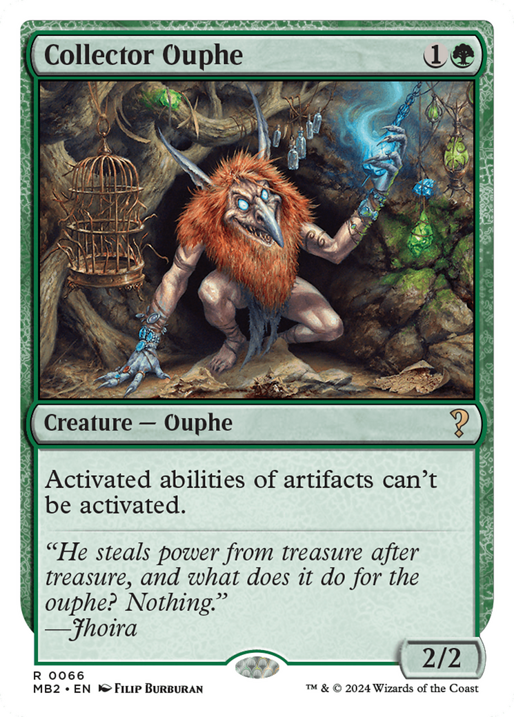 Collector Ouphe (White Border) [Mystery Booster 2] | Card Citadel