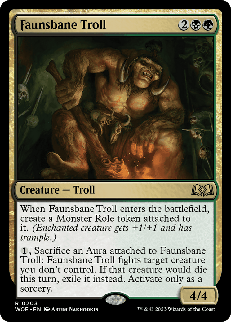 Faunsbane Troll [Wilds of Eldraine] | Card Citadel