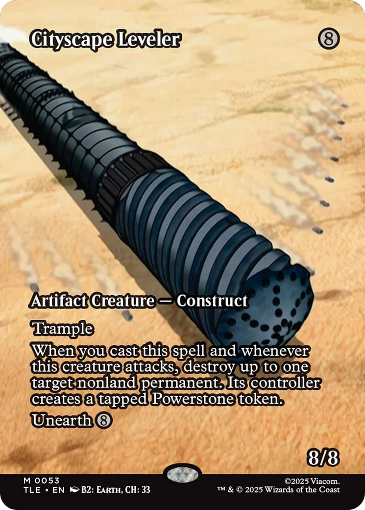 Cityscape Leveler (Borderless) [Avatar: The Last Airbender: Eternal-Legal] | Card Citadel