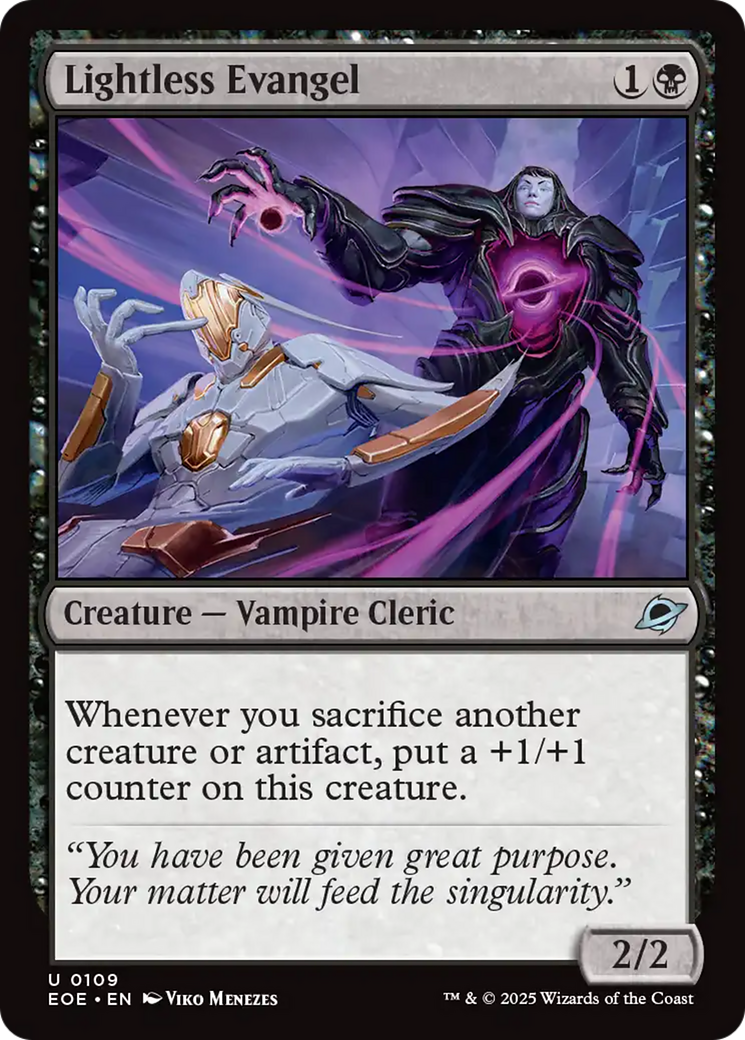 Lightless Evangel [Edge of Eternities] | Card Citadel