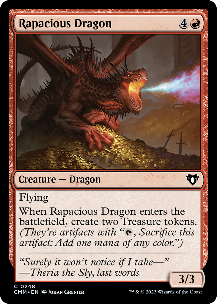 Rapacious Dragon [Commander Masters] | Card Citadel