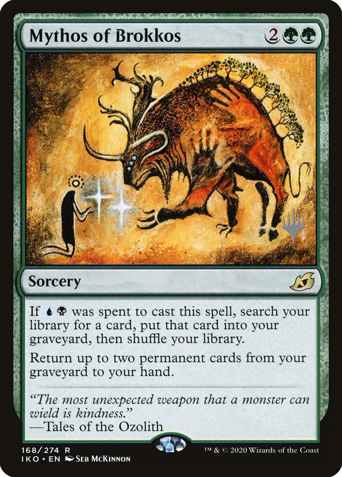 Mythos of Brokkos (Promo Pack) [Ikoria: Lair of Behemoths Promos] | Card Citadel