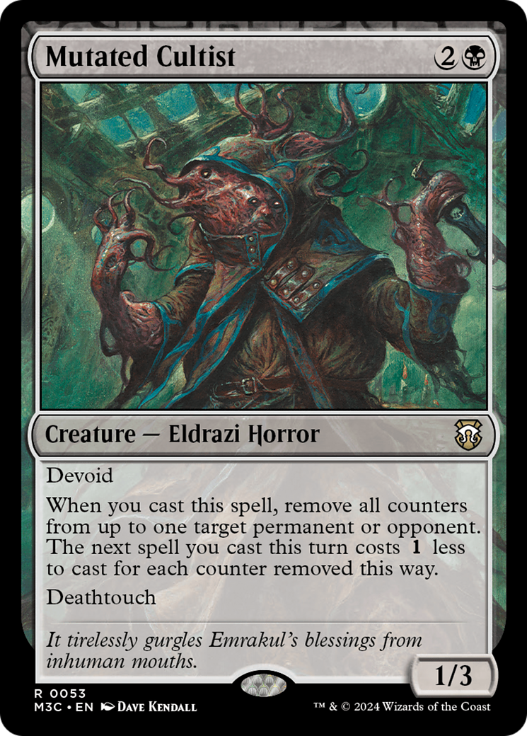 Mutated Cultist [Modern Horizons 3 Commander] | Card Citadel