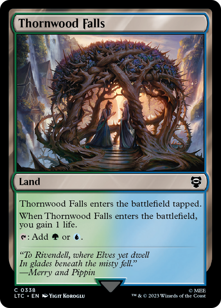 Thornwood Falls [The Lord of the Rings: Tales of Middle-Earth Commander] | Card Citadel