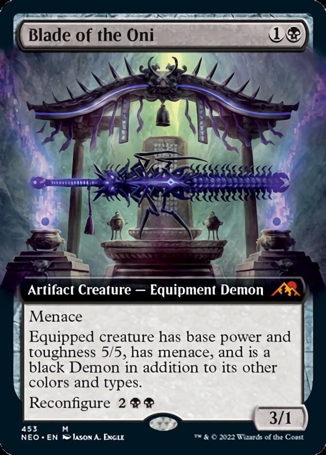 Blade of the Oni (Extended Art) [Kamigawa: Neon Dynasty] | Card Citadel