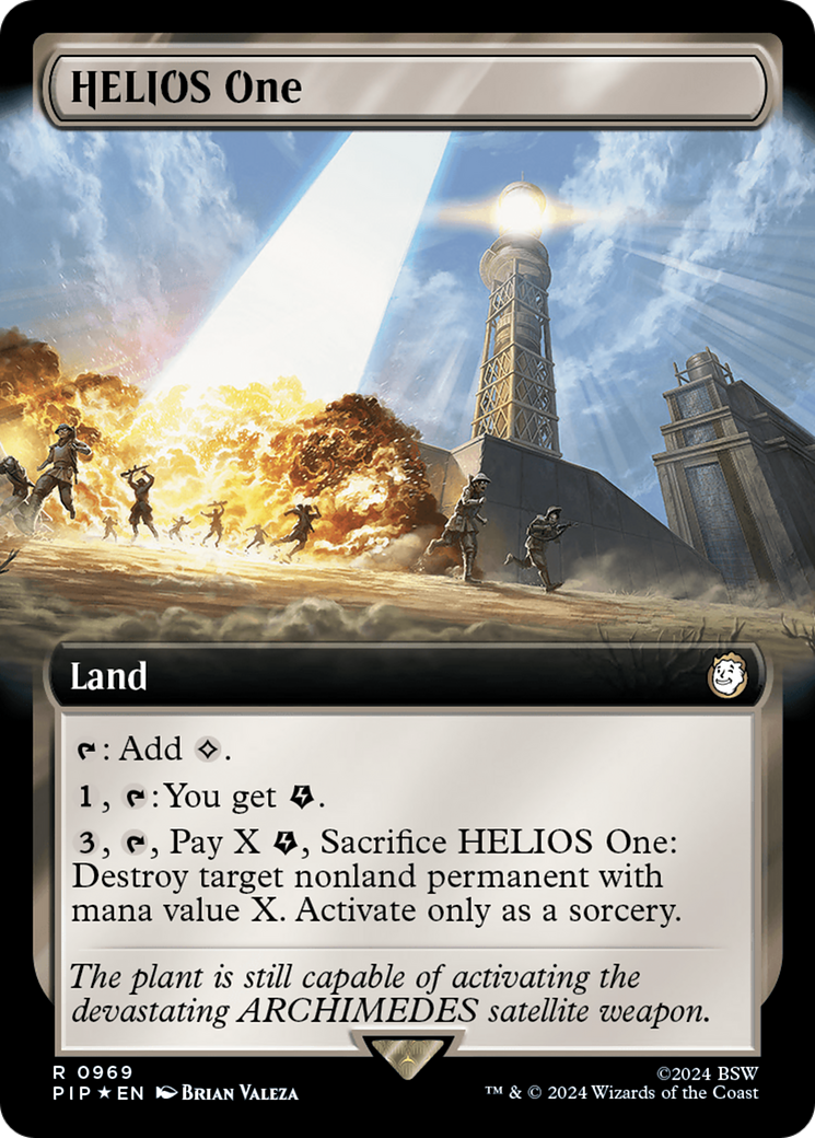 HELIOS One (Extended Art) (Surge Foil) [Fallout] | Card Citadel
