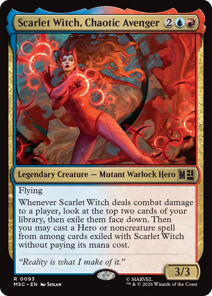 Scarlet Witch, Chaotic Avenger [Marvel Super Heroes Commander] | Card Citadel