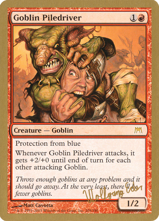 Goblin Piledriver (Wolfgang Eder) [World Championship Decks 2003] | Card Citadel