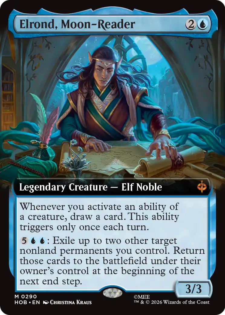 Elrond, Moon-Reader (Extended Art) [The Hobbit] | Card Citadel