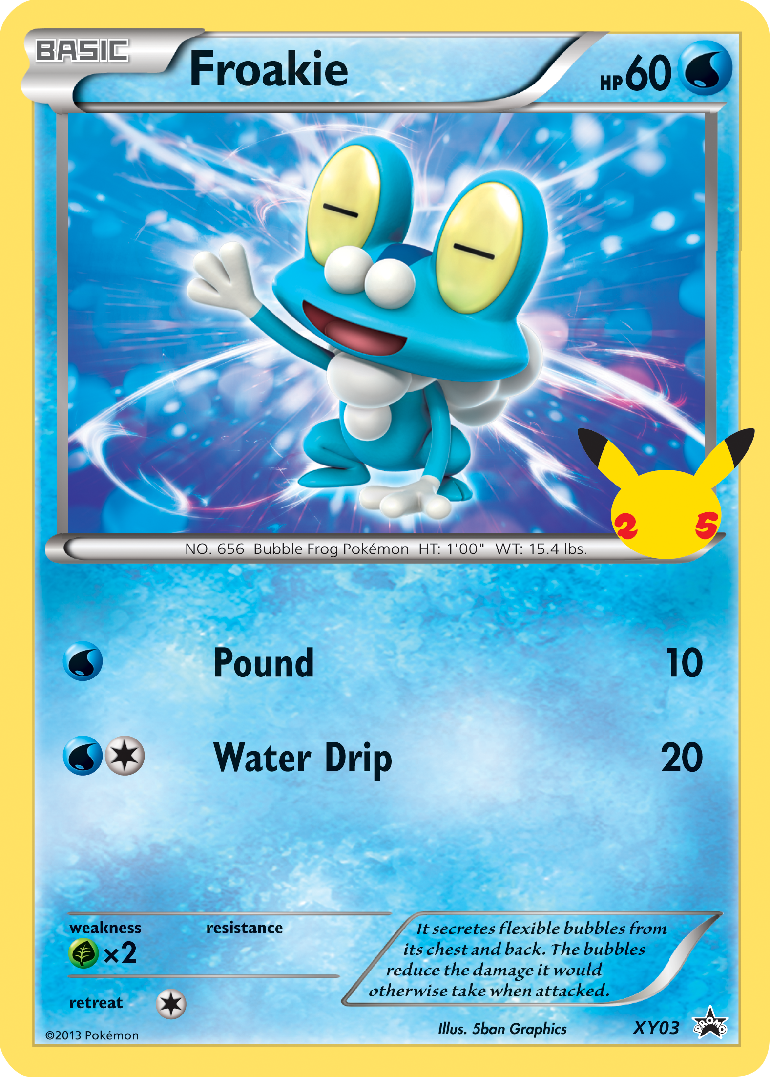 Froakie (XY03) (Jumbo Card) [First Partner Pack] | Card Citadel