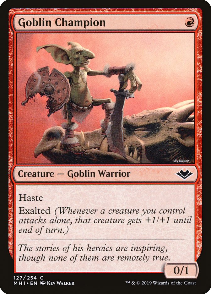 Goblin Champion [Modern Horizons] | Card Citadel