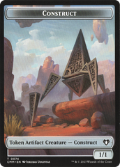 Thopter // Construct (0074) Double-Sided Token [Commander Masters Tokens] | Card Citadel