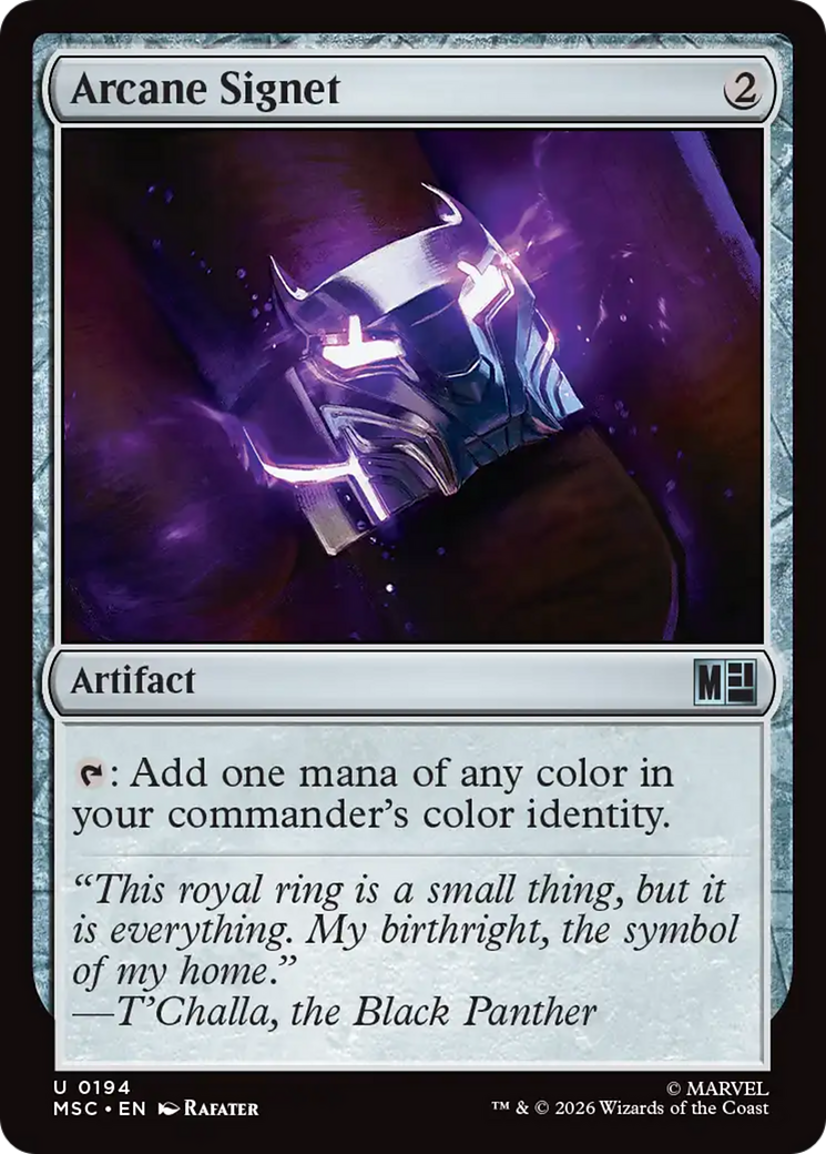 Arcane Signet (0194) [Marvel Super Heroes Commander] | Card Citadel