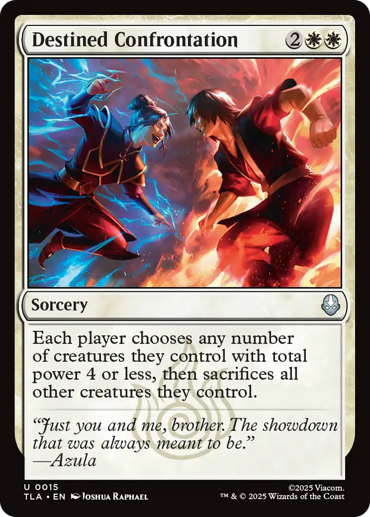 Destined Confrontation [Avatar: The Last Airbender] | Card Citadel