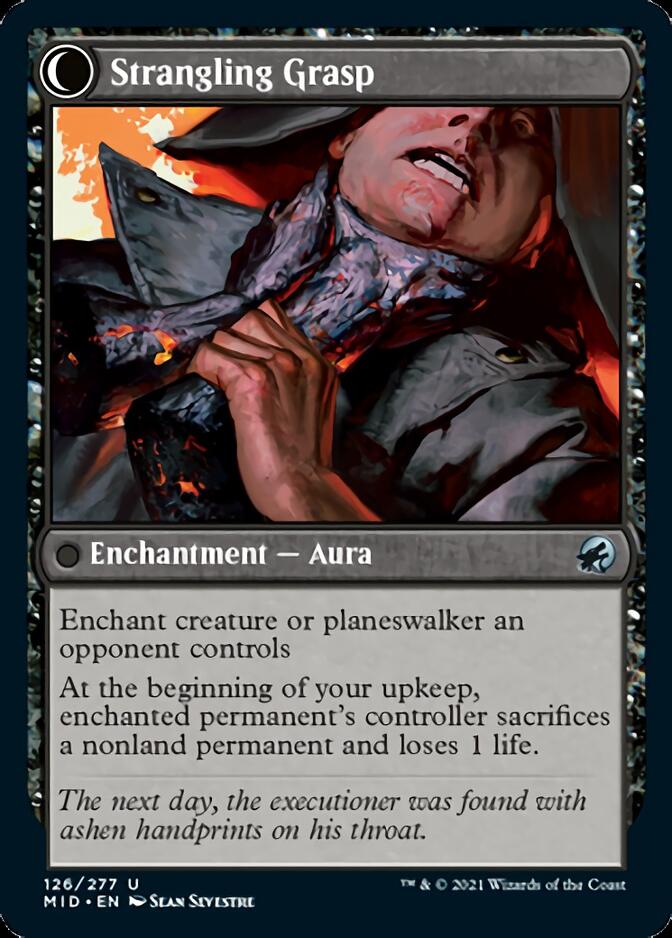 Vengeful Strangler // Strangling Grasp [Innistrad: Midnight Hunt] | Card Citadel