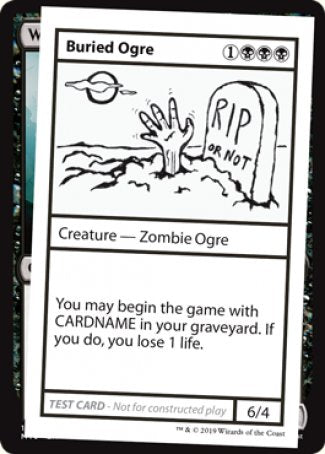 Buried Ogre (2021 Edition) [Mystery Booster Playtest Cards] | Card Citadel