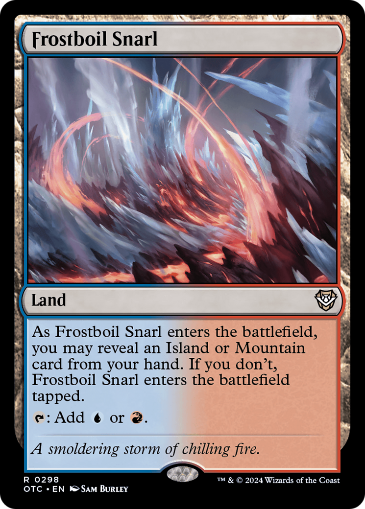 Frostboil Snarl [Outlaws of Thunder Junction Commander] | Card Citadel