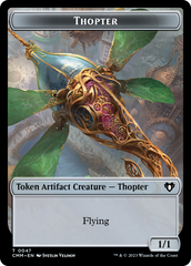 Thopter // Construct (0074) Double-Sided Token [Commander Masters Tokens] | Card Citadel