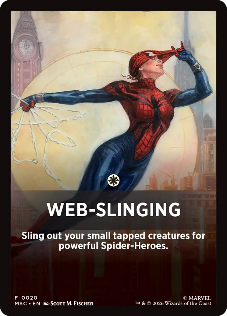 Web-Slinging Theme Card [Marvel Super Heroes Commander] | Card Citadel
