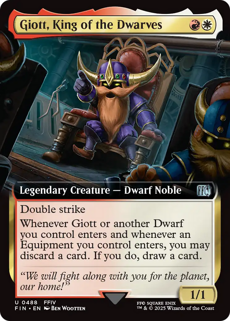 Giott, King of the Dwarves (Extended Art) [FINAL FANTASY] | Card Citadel