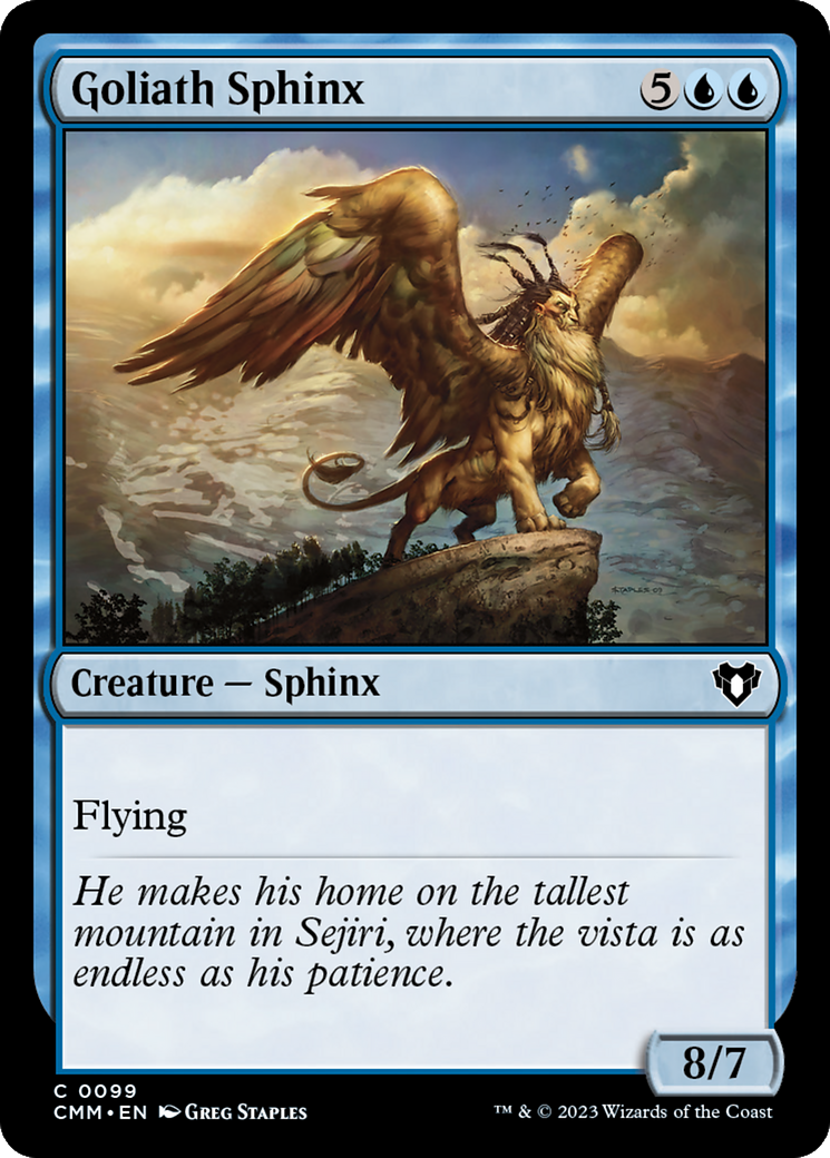 Goliath Sphinx [Commander Masters] | Card Citadel