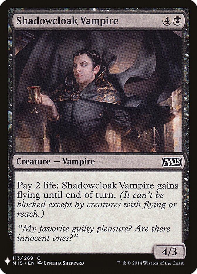 Shadowcloak Vampire [Mystery Booster] | Card Citadel