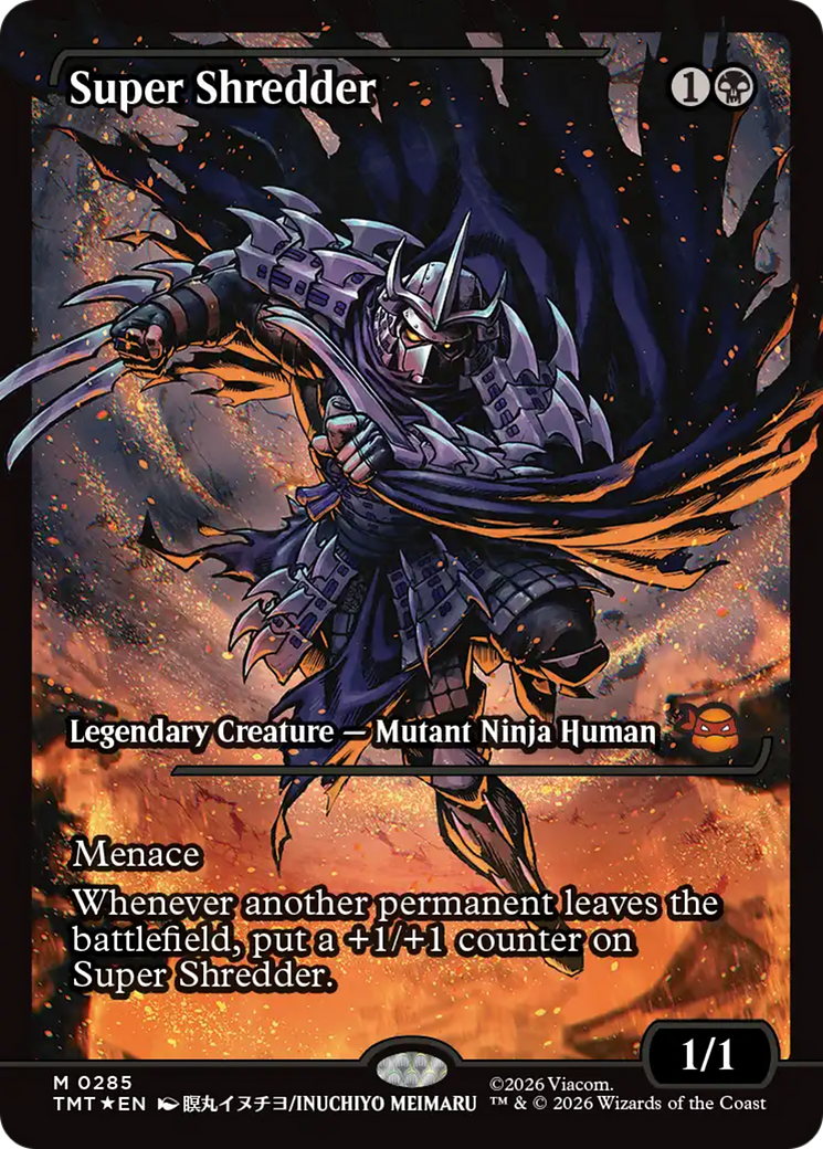 Super Shredder (Showcase) [Teenage Mutant Ninja Turtles] | Card Citadel
