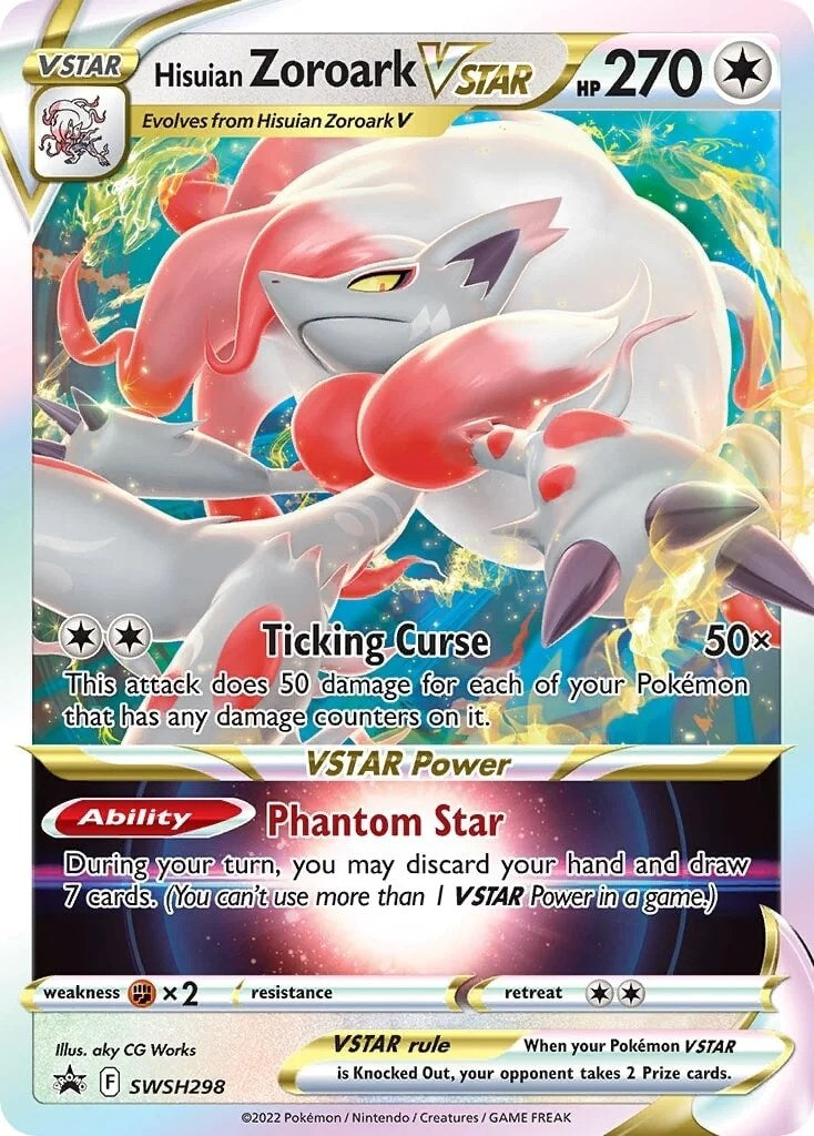 Hisuian Zoroark VSTAR (SWSH298) (Jumbo Card) [Sword & Shield: Lost Origin] | Card Citadel