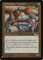 Thran War Machine [The List] | Card Citadel