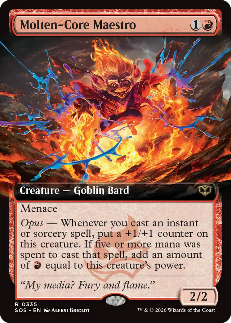 Molten-Core Maestro (Extended Art) [Secrets of Strixhaven] | Card Citadel