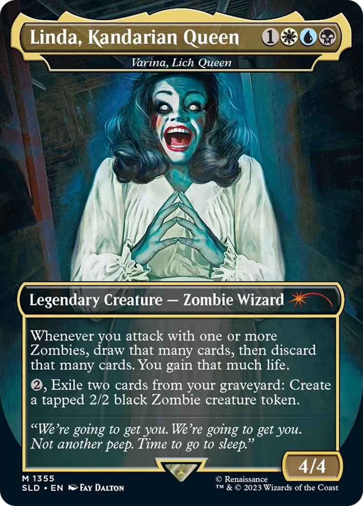 Linda, Kandarian Queen - Varina, Lich Queen [Secret Lair Drop Series] | Card Citadel