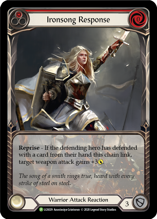 Ironsong Response (Red) [LGS029] (Promo)  Rainbow Foil | Card Citadel