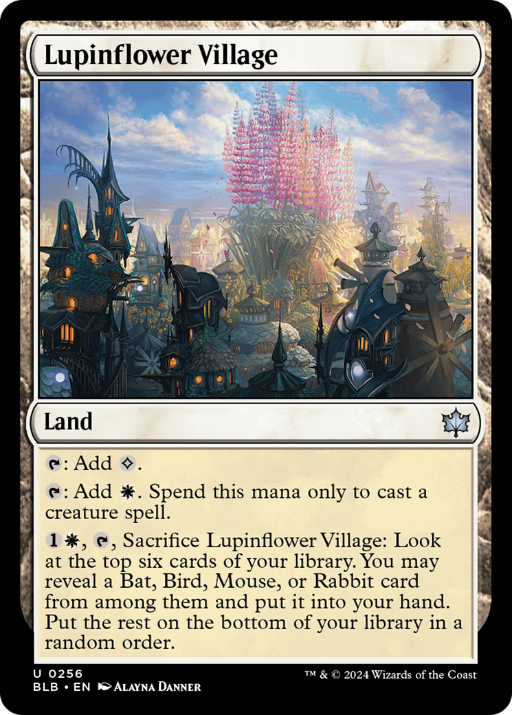 Lupinflower Village [Bloomburrow] | Card Citadel