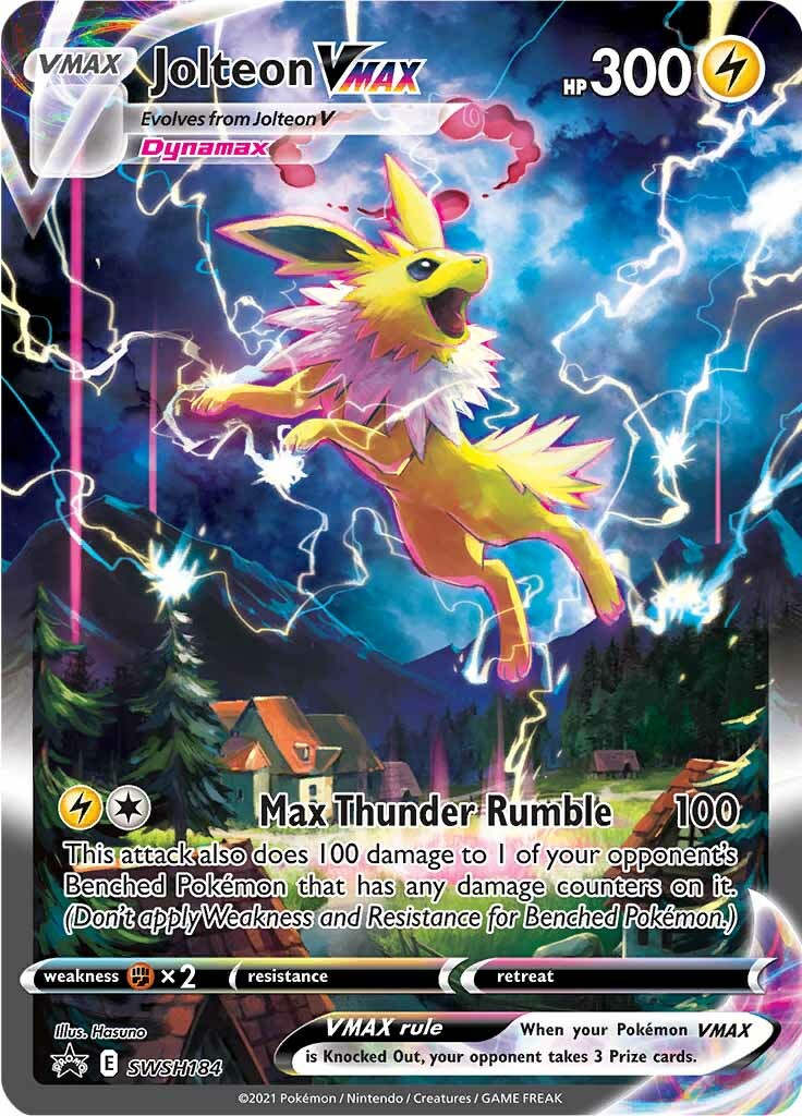 Jolteon VMAX (SWSH184) [Sword & Shield: Black Star Promos] | Card Citadel