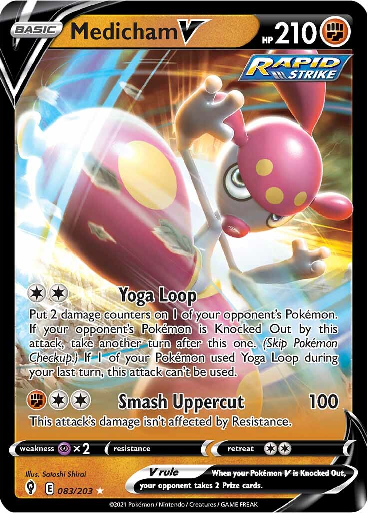Medicham V (083/203) [Sword & Shield: Evolving Skies] | Card Citadel