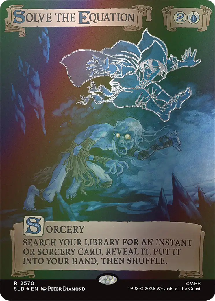 Solve the Equation (2570) (Out Of Sight Foil) [Secret Lair Drop Series] | Card Citadel