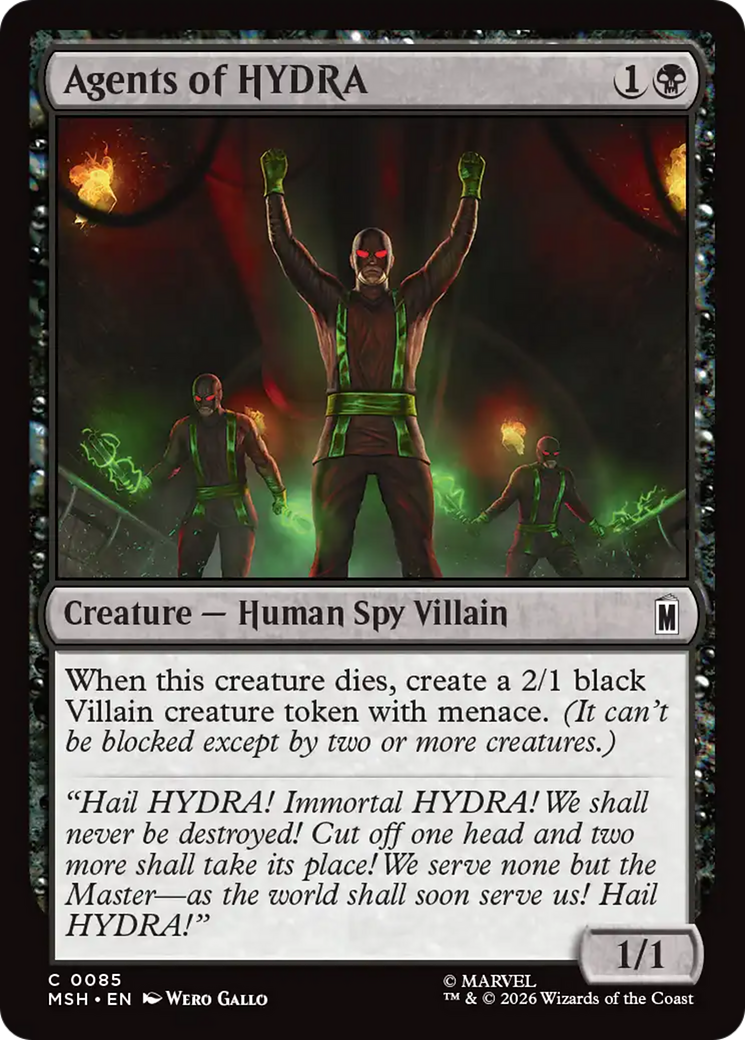 Agents of HYDRA [Marvel Super Heroes] | Card Citadel