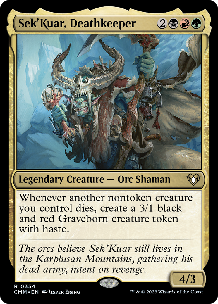 Sek'Kuar, Deathkeeper [Commander Masters] | Card Citadel