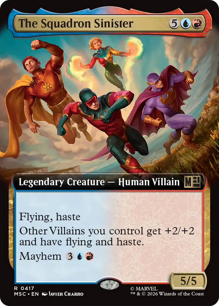 The Squadron Sinister (Extended Art) [Marvel Super Heroes Commander] | Card Citadel